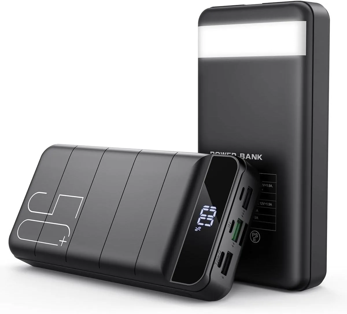 WOOJONG WOOJONG 50000mAh 22.5W Power Bank Black — product photo