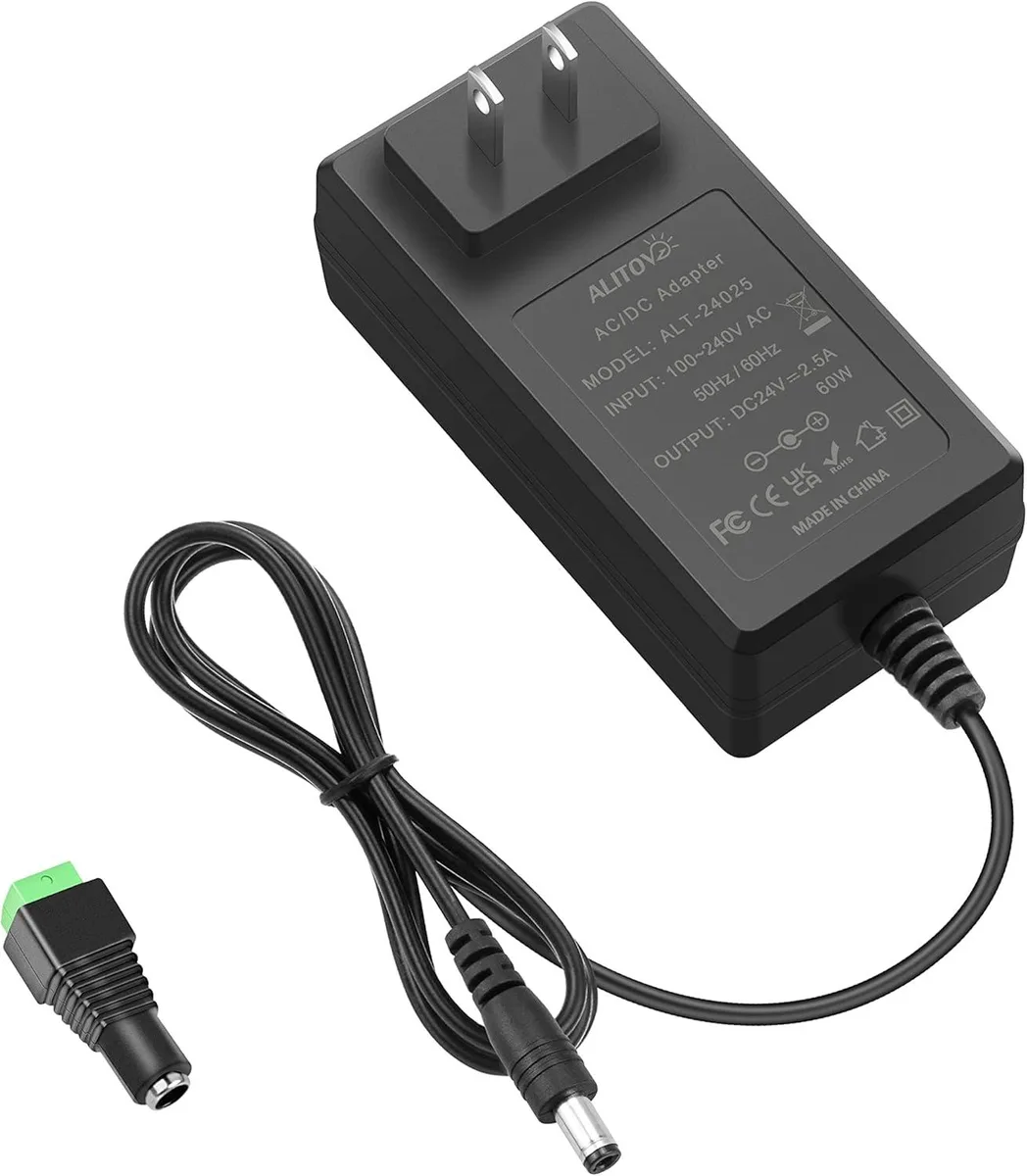 BFKK BFKK 24V 2.5A 60W power adapter 5.5x2.5mm 4.92Ft — product photo