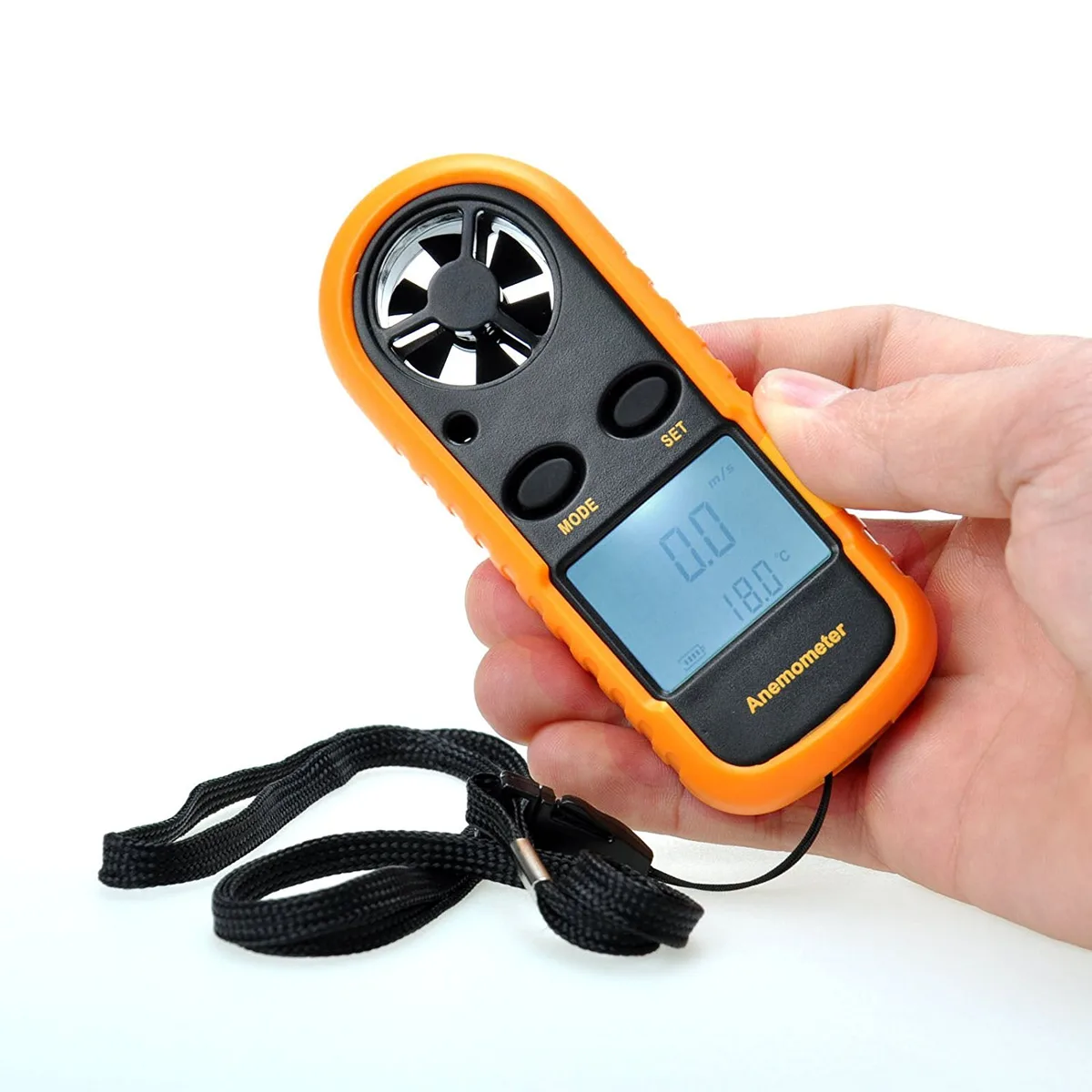 TeKit TeKit NTRAC0569 Digital Anemometer Thermometer 1.4 Inch LCD — product photo