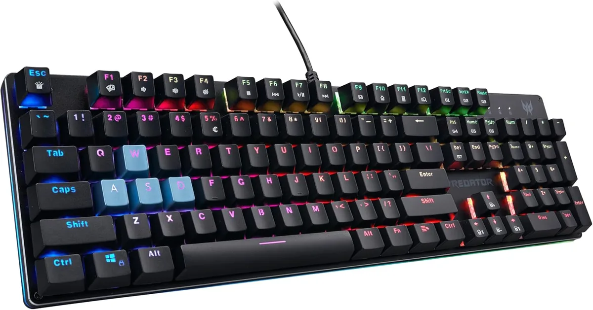 Acer America Acer America GPKBD11048 Predator Aethon 303 gaming keyboard — product photo