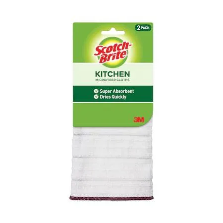 Scotch-Brite Scotch-Brite 9032-2 Microfiber Cleaning Cloth White PK24 — product photo