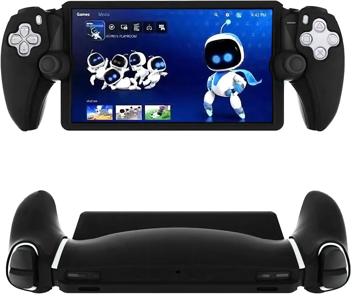BONAEVER BONAEVER Silicone Protective Case for PS5 Portal Remote Player Black — product photo