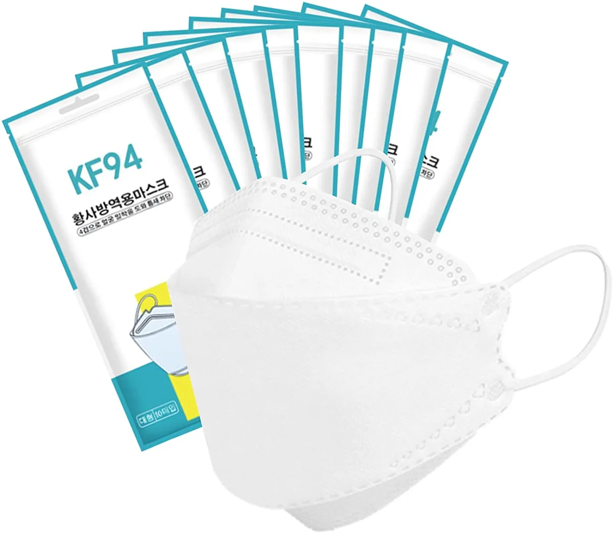 Ackmioxy Ackmioxy KF94 First Aid Mask Pack 100 White — product photo
