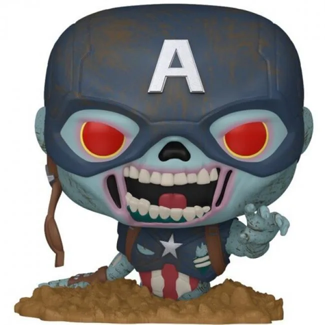 Funko Funko 86650 POP Marvel Zombies Zombie Captain America Vinyl Figure 2.9 Inches — product photo
