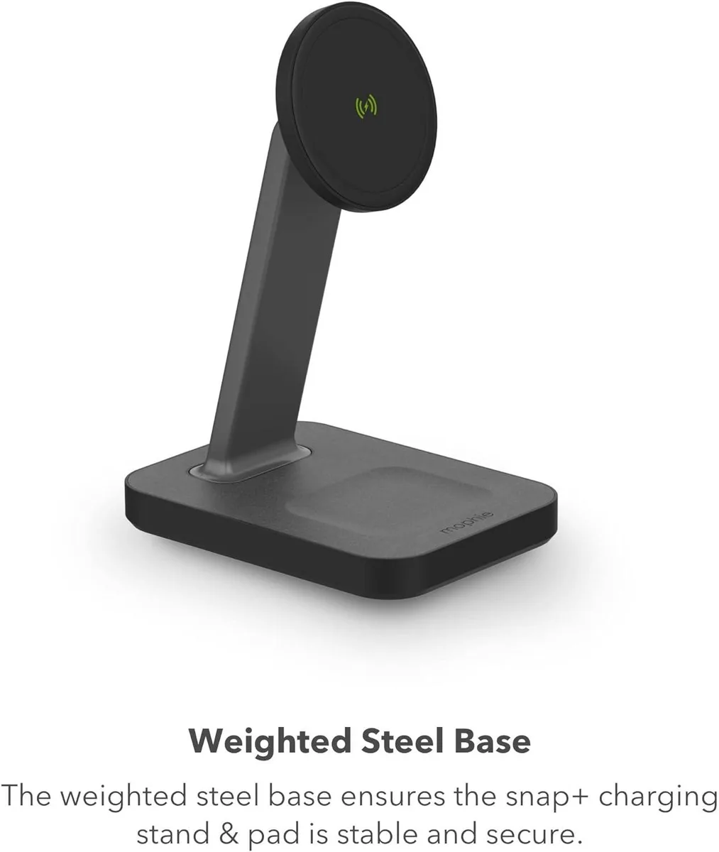 Mophie Mophie Snap+ Wireless Stand 401307719 Black 15W — product photo