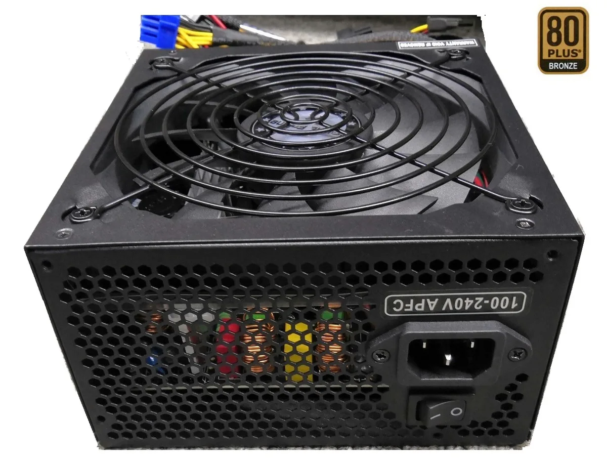 TOPOWER TOPOWER TOP-600DB 600W ATX/EPS 80 PLUS Bronze power supply — product photo
