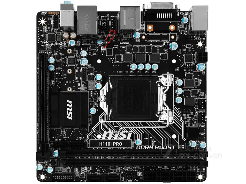 MSI MSI H110I PRO Intel H110 LGA 1151 DDR4 Mini-ITX motherboard — product photo