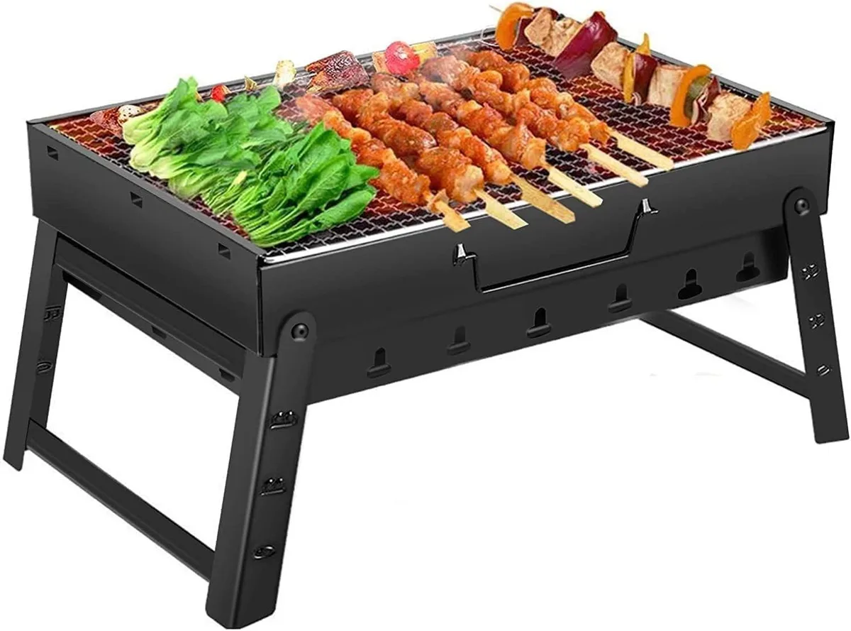  SURPZON Mini Barbecue Grill 14.2 x 10.6 in 207.28 sq in black — product photo