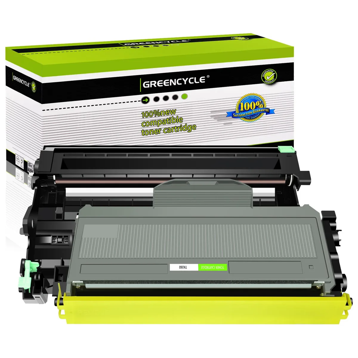 GREENCYCLE GREENCYCLE TN360 Toner &amp; DR360 Drum Combo (1 Toner, 1 Drum) — product photo