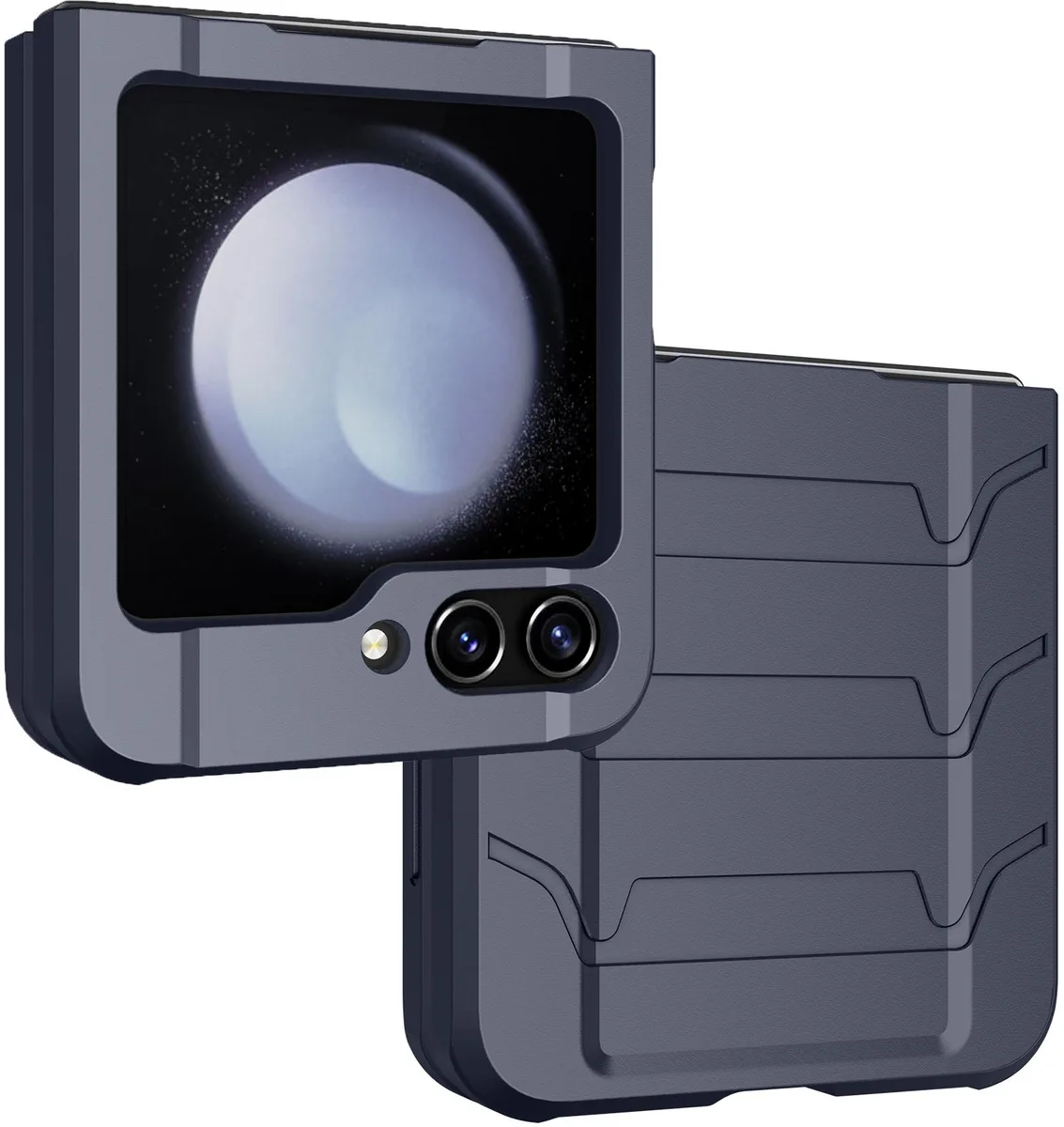 Nakedcellphone Nakedcellphone Special Ops Tactical Cover Navy Blue for Samsung Galaxy Z Flip 5 5G (SM-F731U, 2023) case — product photo