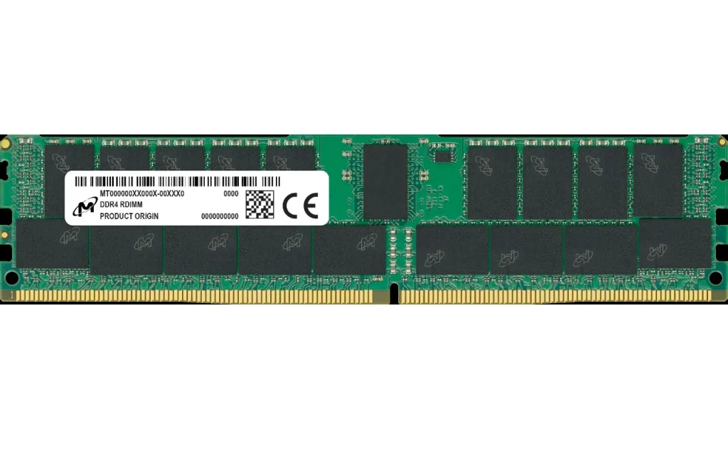 Crucial Crucial MTA36ASF4G72PZ-3G2R1R 32GB DDR4 3200 CL22 ECC Registered 2Rx4 server RAM — product photo