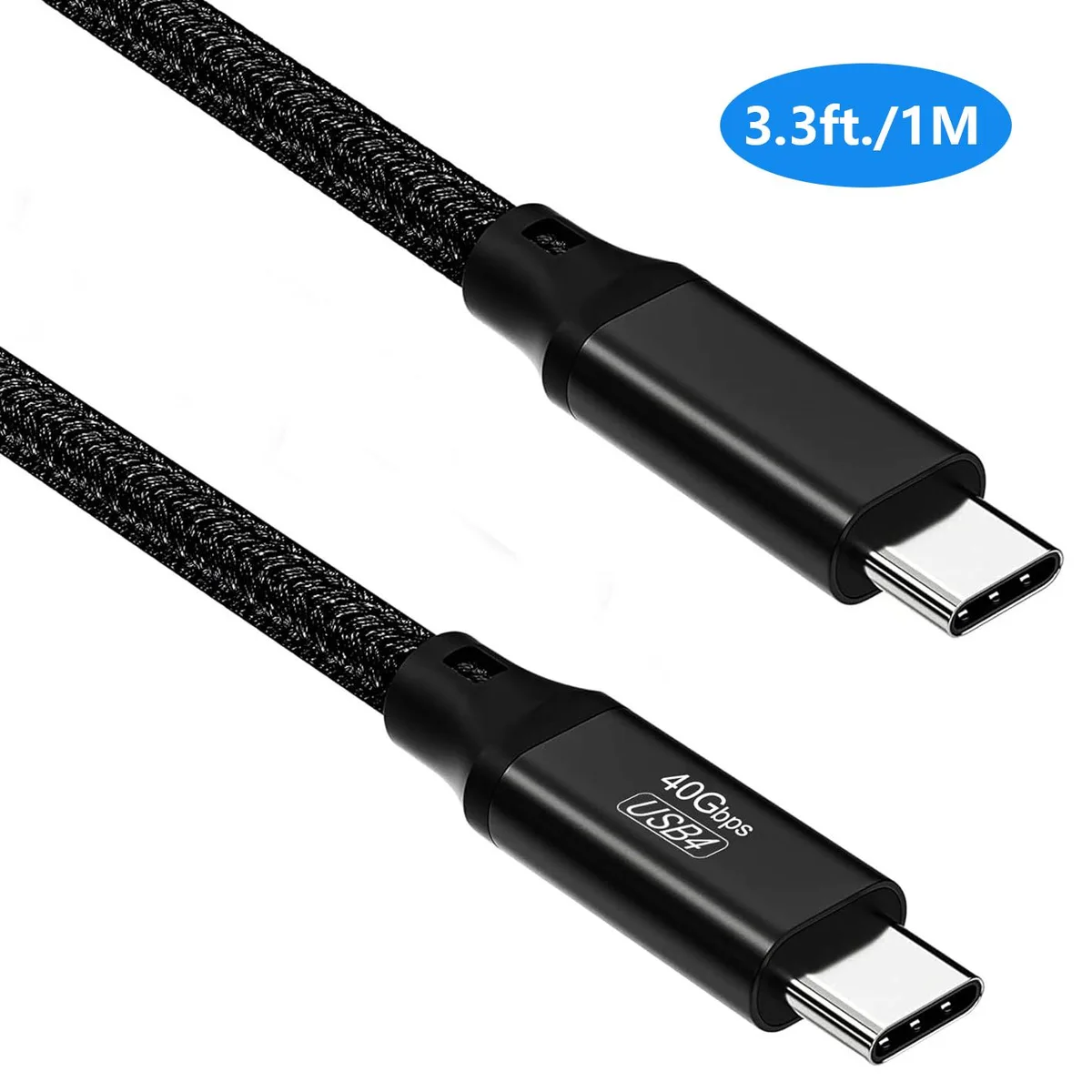 AUTYUE AUTYUE USB4 cable 6.6 ft 40 Gbps 240W braided — product photo