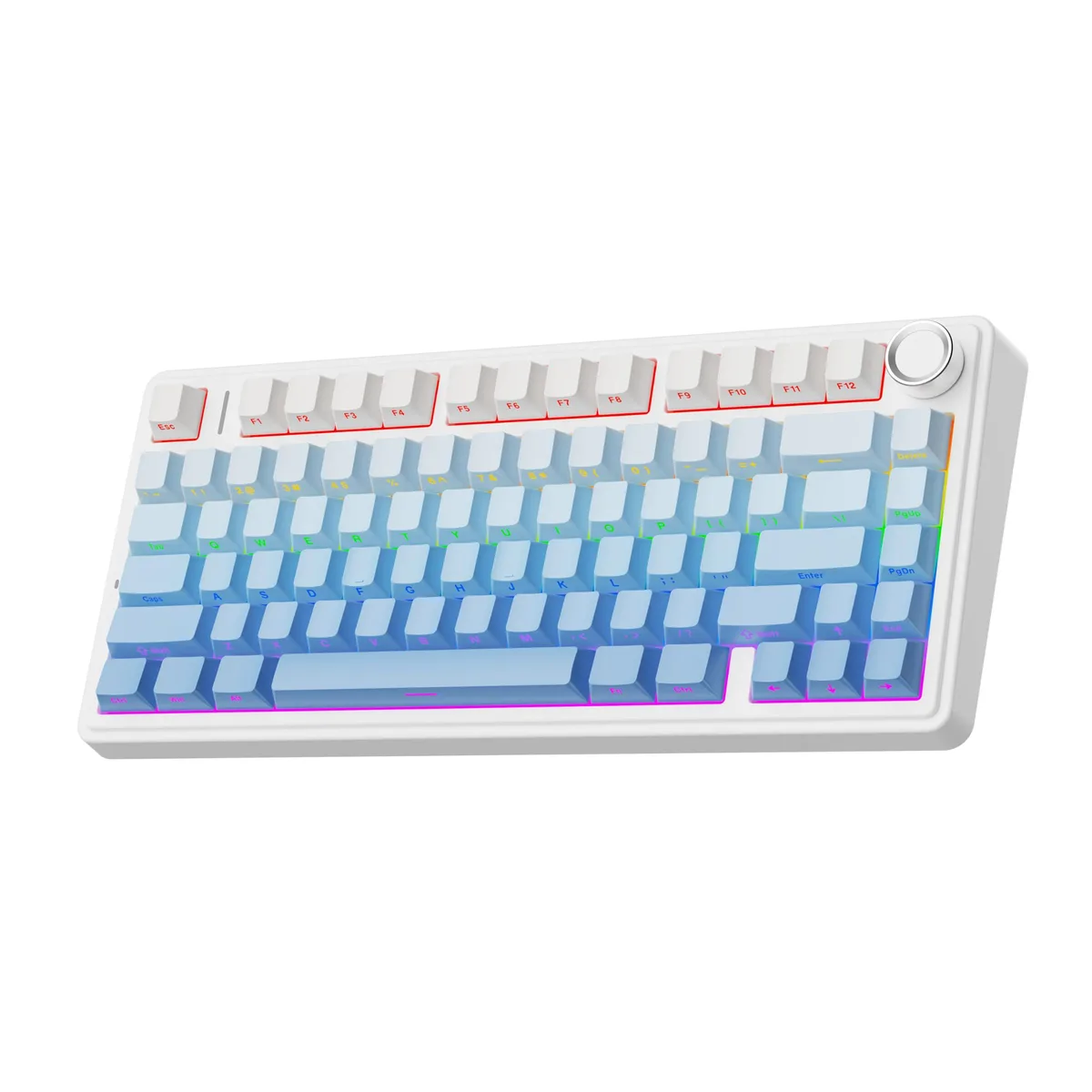 Epomaker Epomaker x Aula F75 75% Gasket Mechanical Gaming Keyboard Blue Gradient LEOBOG Reaper Switch — product photo