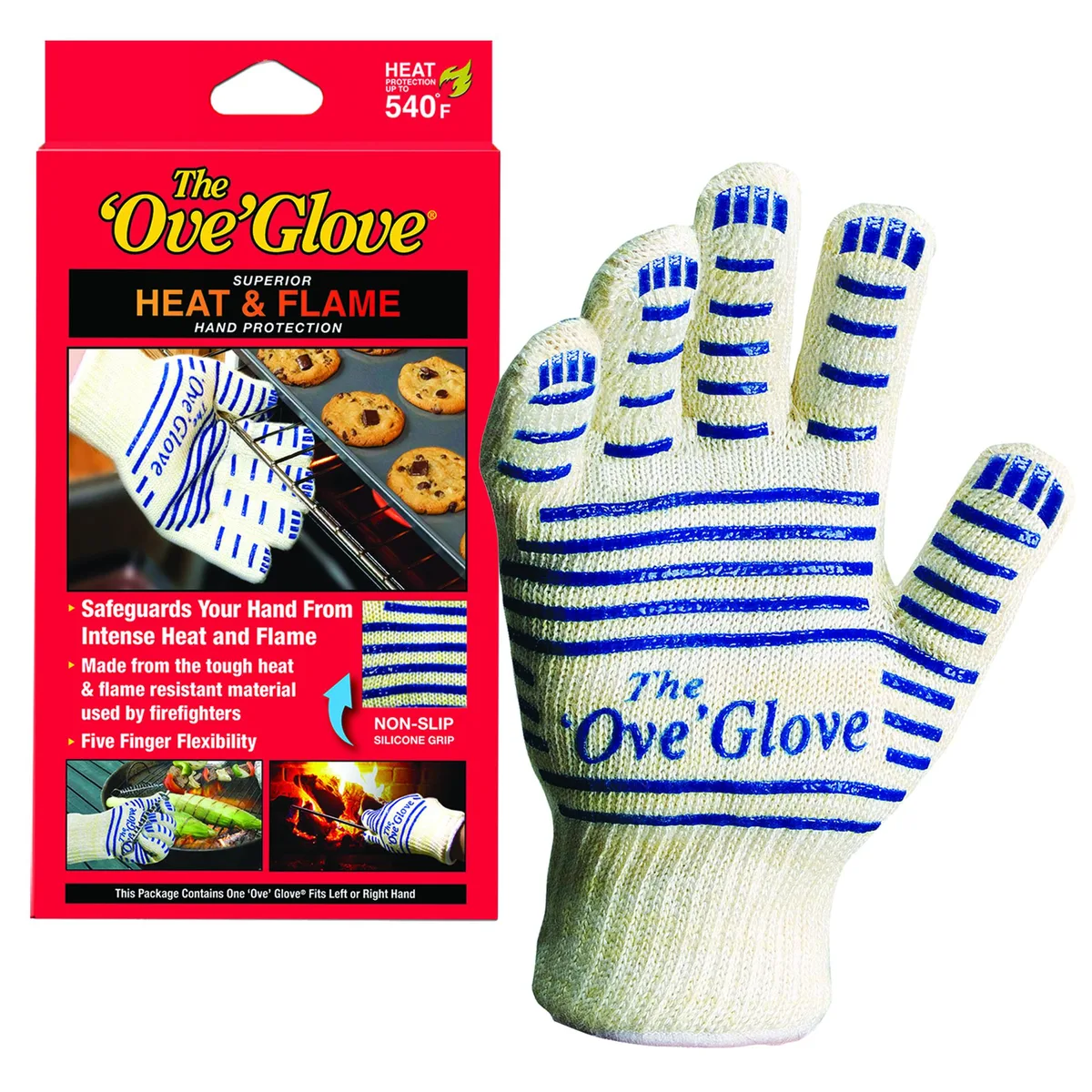 Tvtimedirect Tvtimedirect HH501-18 heat-resistant cooking glove 540°F — product photo