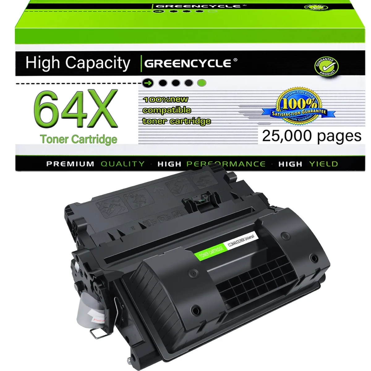 GREENCYCLE GREENCYCLE CC364X Toner Cartridge Black 25000 Pages — product photo