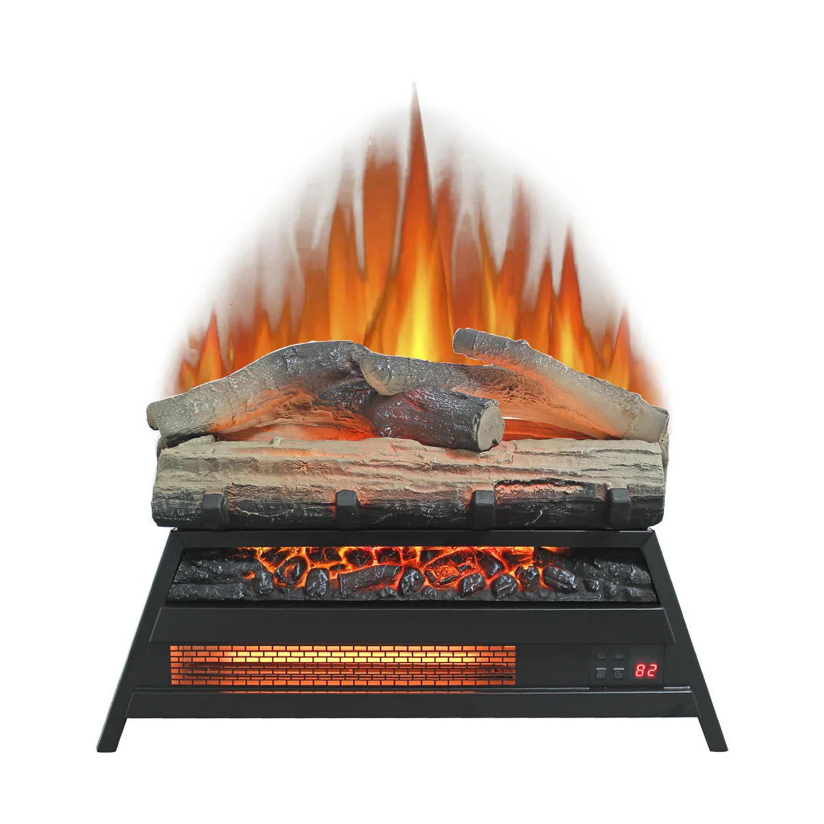 tuphen tuphen 23 inch Electric Fireplace 3D Log Set Insert Antique Black — product photo