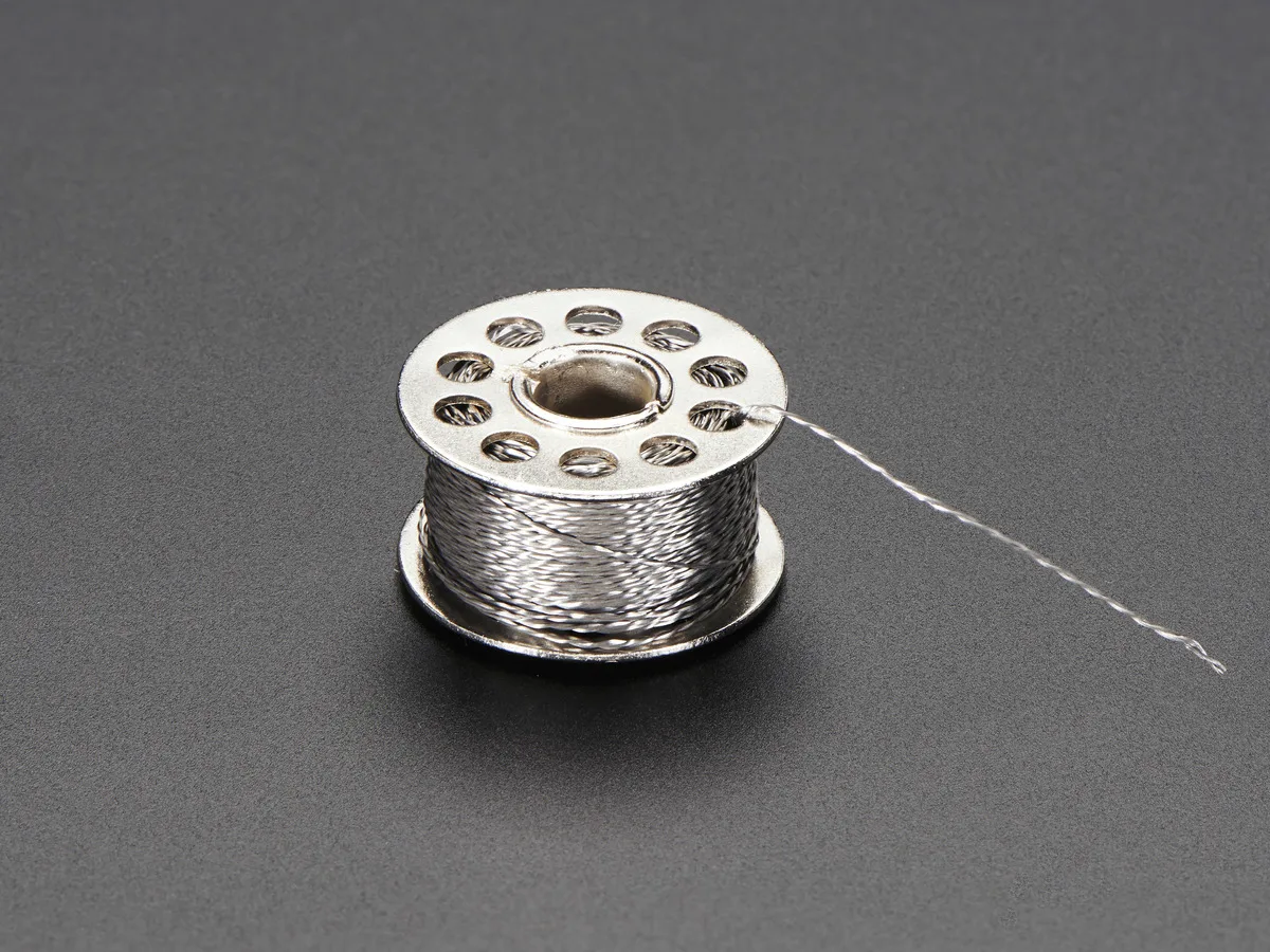 Adafruit Adafruit Stainless Thin Conductive Thread 2 ply 23m 76ft — product photo