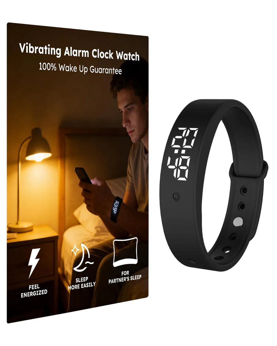  Vibrating Alarm Bracelet 12 IP68 — product photo
