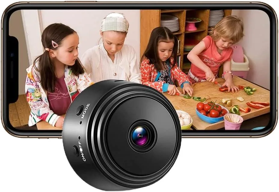 FANTEC FANTEC 2024 Mini WiFi Security Camera 940nm Night Vision — product photo