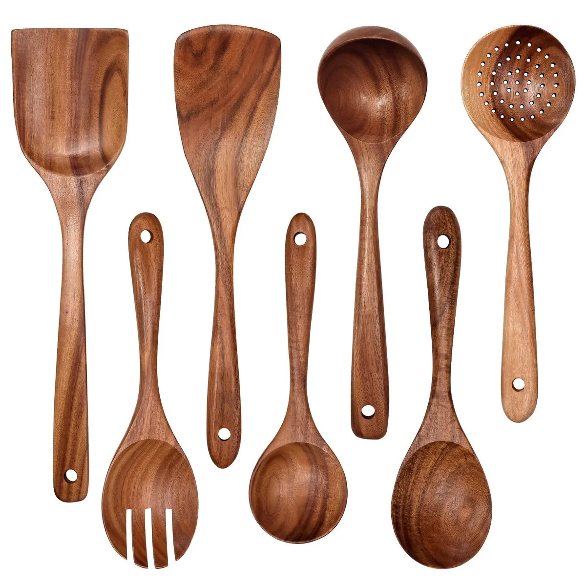  YYLTJR TWGD 17-Piece Wooden Cutlery Set Brown — product photo