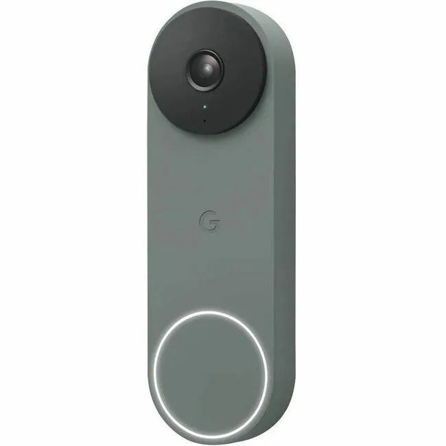 Google Google Nest Video Doorbell GA03697-US Wired 10 ft Wireless LAN Ivy video accessory — product photo