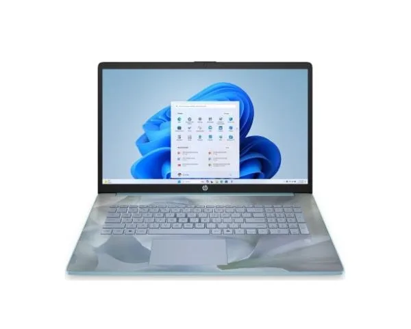 HP HP 17-cp2335ds laptop AMD Ryzen 3 7320U 8GB LPDDR5 256GB SSD 17.3" touchscreen spring iridescence — product photo