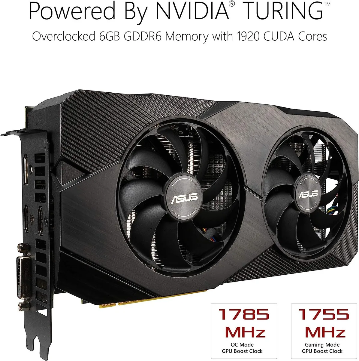 ASUS ASUS GeForce RTX 2060 OC EVO 6GB GDDR6 graphics card — product photo