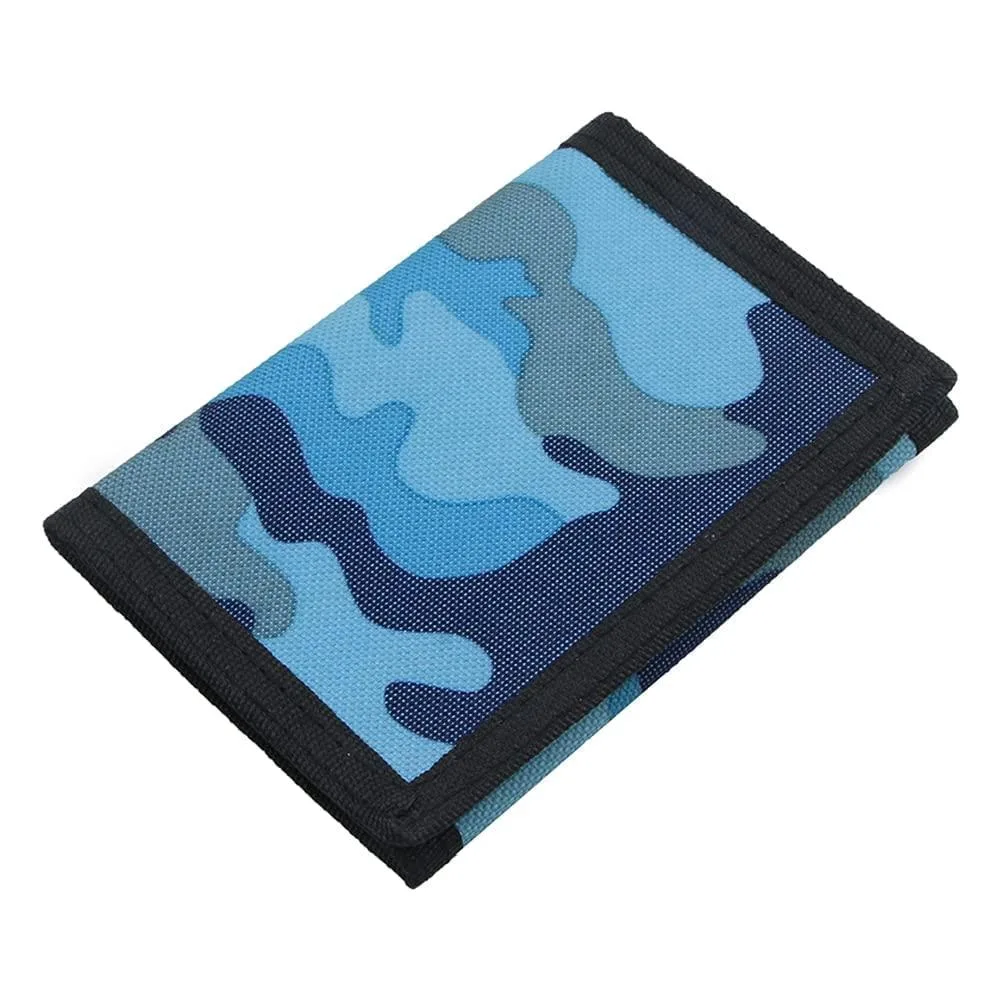 NEICY Nc-wa01 RFID Canvas Wallet Camo Blue — product photo