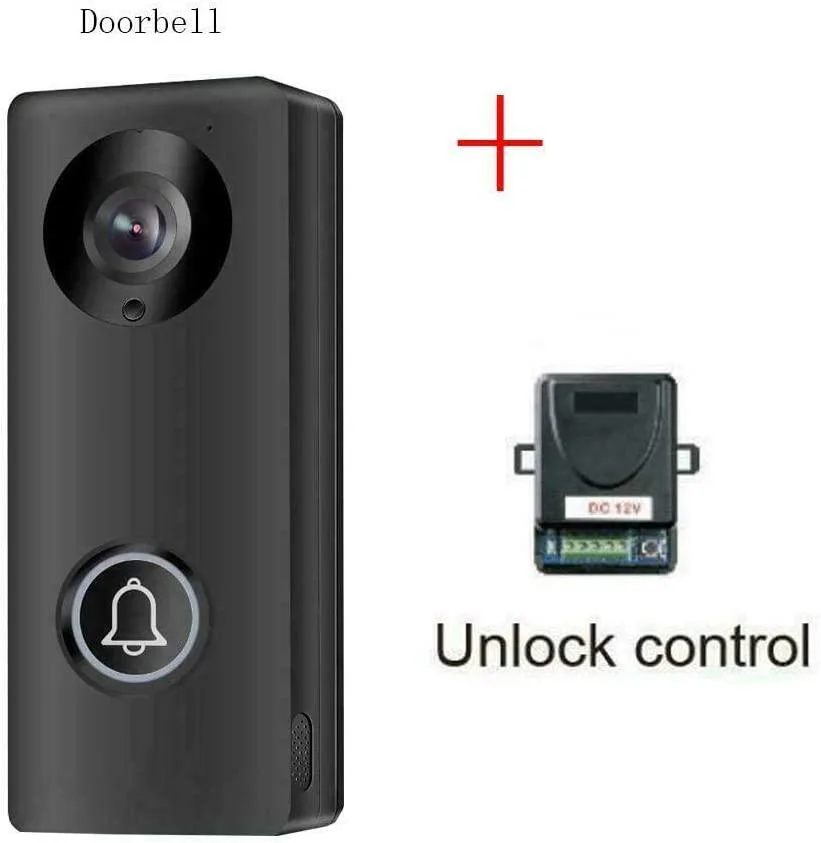 visiPower visiPower KW05 2MP WiFi Video Doorbell with Chime &amp; Unlock Control — product photo