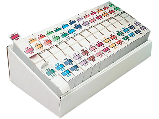 Smead Smead 67070 A-Z End Tab Labels, 26 rolls, 13000 labels — product photo