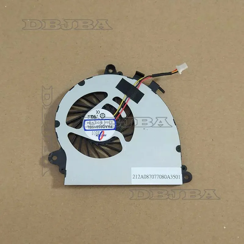 DBTLAP DBTLAP CPU Cooling Fan MSI GS70 GS72 MS-1771 MS-1772 MS-1773 PAAD06015SL-N184 5V 0.55A — product photo
