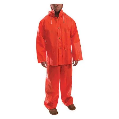 TINGLEY RUBBER CORP. TINGLEY RUBBER CORP. S63219 2-Piece Rainsuit PVC 0.35 mil Attached Hood Orange 3XL — product photo