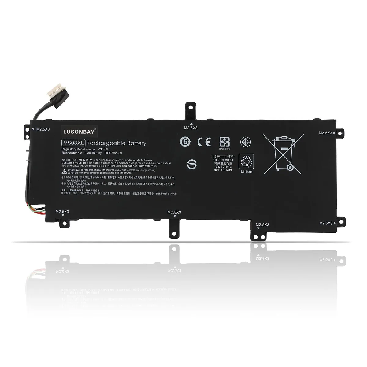 KingSener KingSener VS03XL laptop battery 11.55V 52Wh — product photo