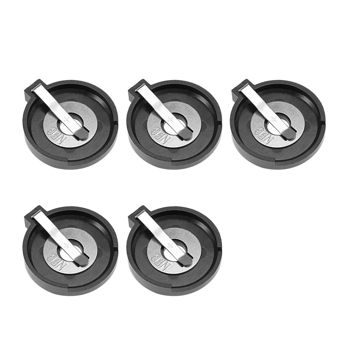 Unique-Bargains Unique-Bargains CR2430 Horizontal Battery Holder 5 Pcs Black — product photo