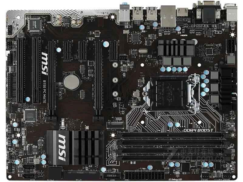 MSI MSI B150 PC MATE Intel motherboard LGA 1151 DDR4 64GB — product photo