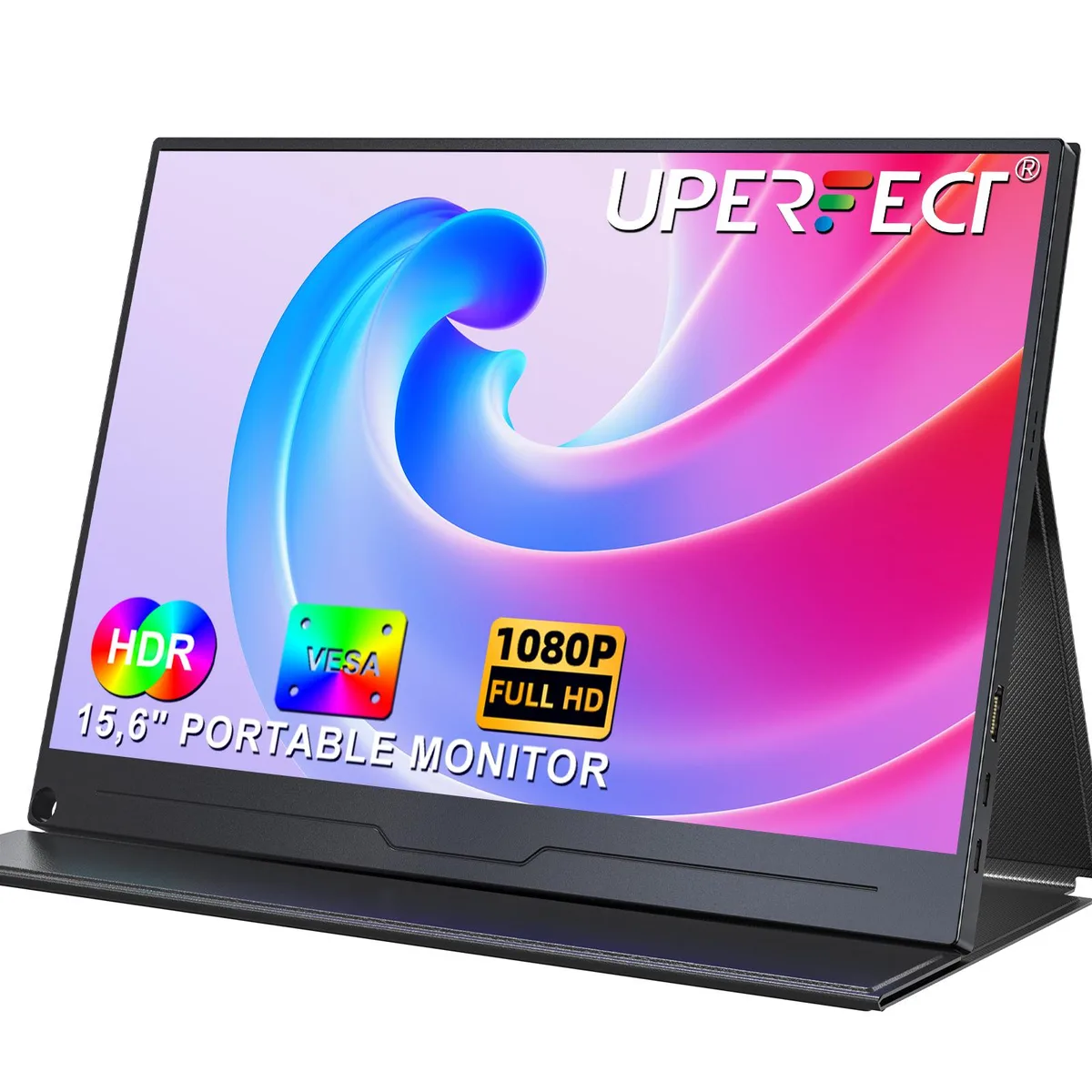 Uperfect Uperfect 15.6" 1080P Portable Monitor with USB-C HDMI VESA Smart Case — product photo