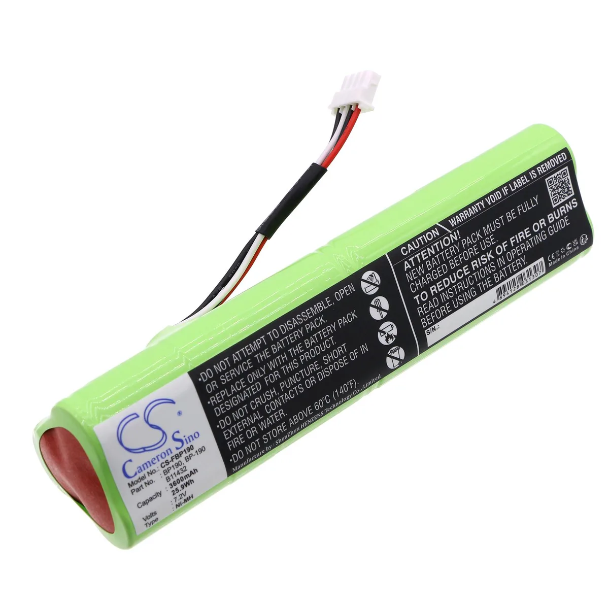 Estry Estry 199C 7.2V 3600mAh Ni-MH standard battery — product photo