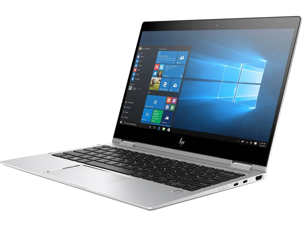 HP HP EliteBook x360 2-in-1 Laptop 2UE40UT#ABA Core i5-7300U 8GB 256GB SSD 12.5" FHD Touch Silver — product photo