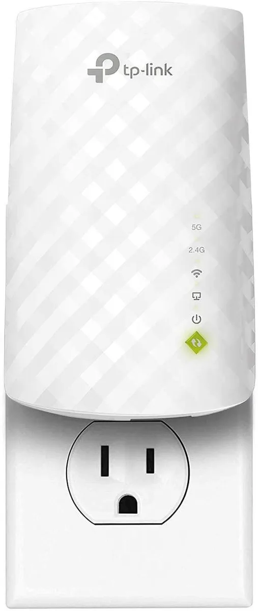 TP-Link TP-Link RE220 AC750 WiFi extender covers 1200 sq ft 20 devices — product photo