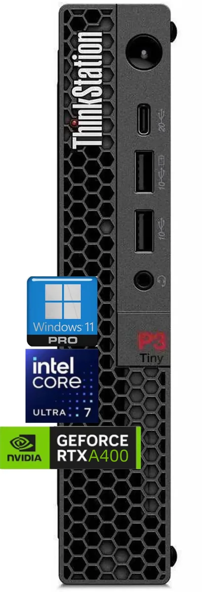 Lenovo Lenovo ThinkStation P3 Tiny Gen 2 Core Ultra 7 265 RTX A400 32GB 512GB Black — product photo