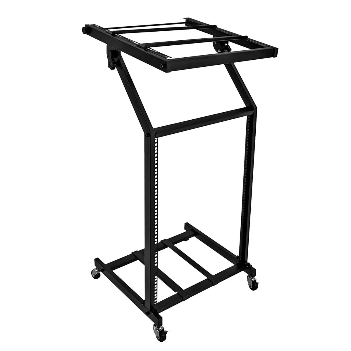 5 Core 5 Core RACK STAND 16U Adjustable DJ Mixer Stand with Wheels — product photo