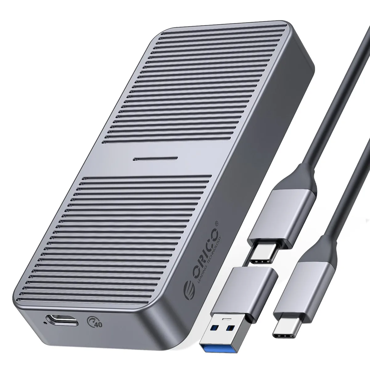 Orico Orico M224-40Gbps USB4 40Gbps M.2 NVMe Enclosure Gray — product photo