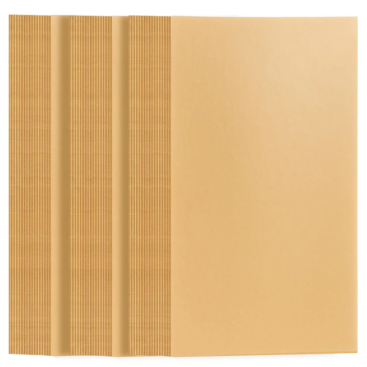 Stack of 300 pre-cut unbleached parchment sheets 12 by 16 inches