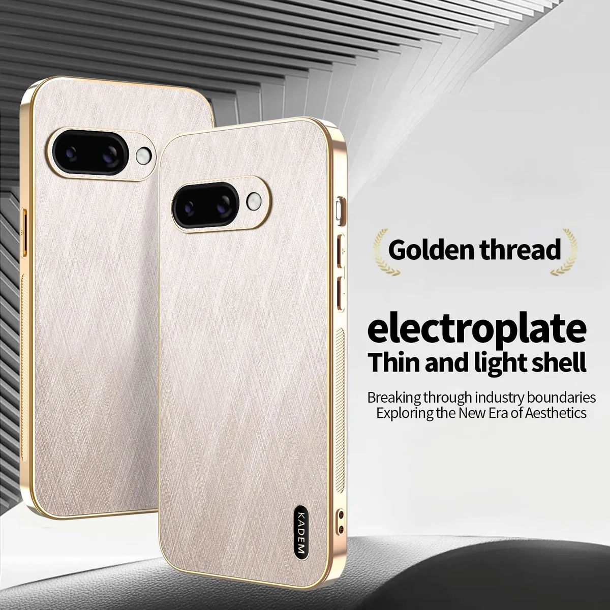 TYJKeJi TYJKeJi Fashion Cover Case for Google Pixel 9A Gold — product photo