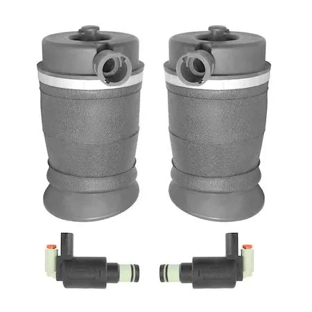 Unity rear air spring kit with two air bags and two solenoid valves
