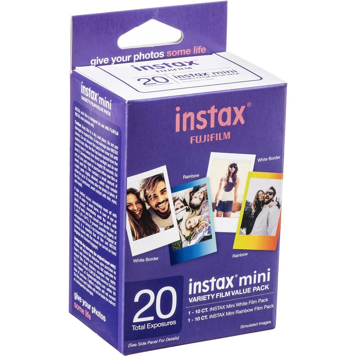 FUJIFILM FUJIFILM Instax Mini Instant Film Variety Pack 20 Exposures 2-Pack with Photo Album — product photo