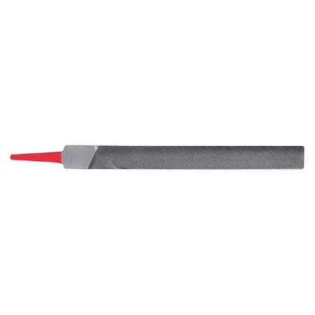 Simonds half-round machinist file 10 inch natural finish double-cut second cut