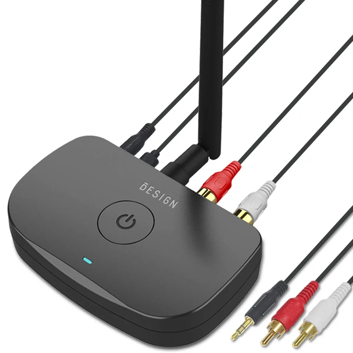 BESIGN BE-RCA Bluetooth 5.0 Receiver Black 30m — product photo