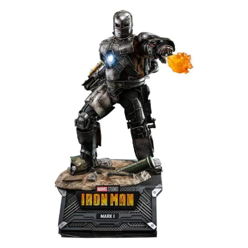 Hot Toys Hot Toys MMS605D Iron Man Mark I Deluxe action figure — product photo