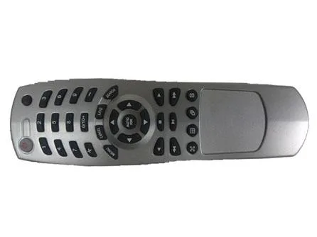 Compact black infrared remote with rubber buttons for Eyemax HX and HT DVRs